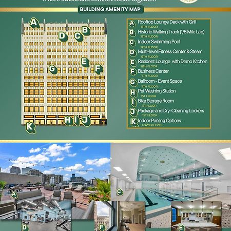 Appartamento 2Br Unit In The Heart Of Dt With View Of Playhouse Square, Pool & Gym Access- 305 Cleveland Esterno foto